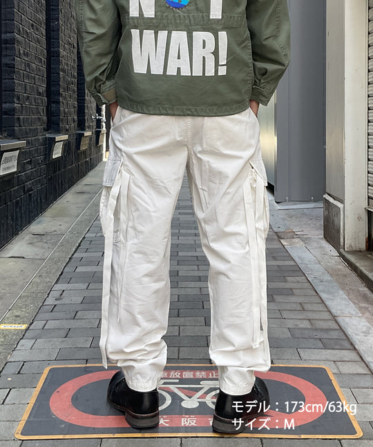 MILITARY CARGO PANTS ／WHITE