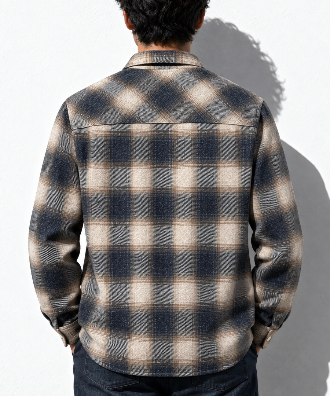 【11月下旬発送予定】TWILL OMBRE CHECK SHIRTS