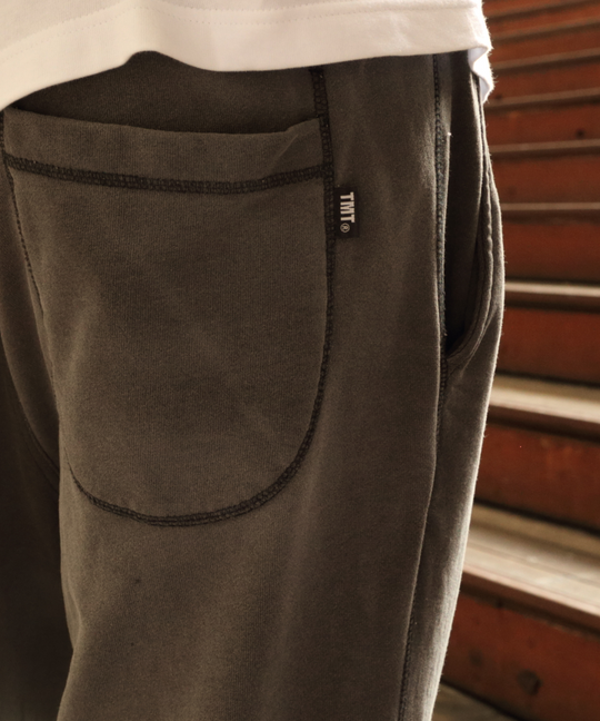 【9月下旬発送】WIDE SWEAT PANTS（BLACK）