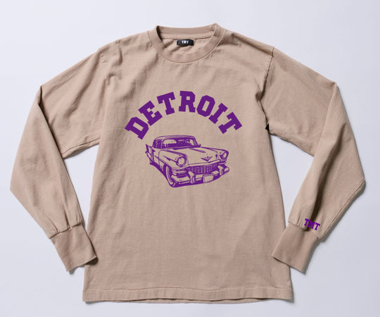 DRY COTTON JERSEY  L/S TEE　( DETROIT）