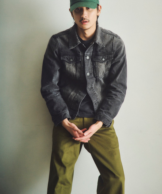 12oz SOFT BLACK DENIM TRUCKER JACKET