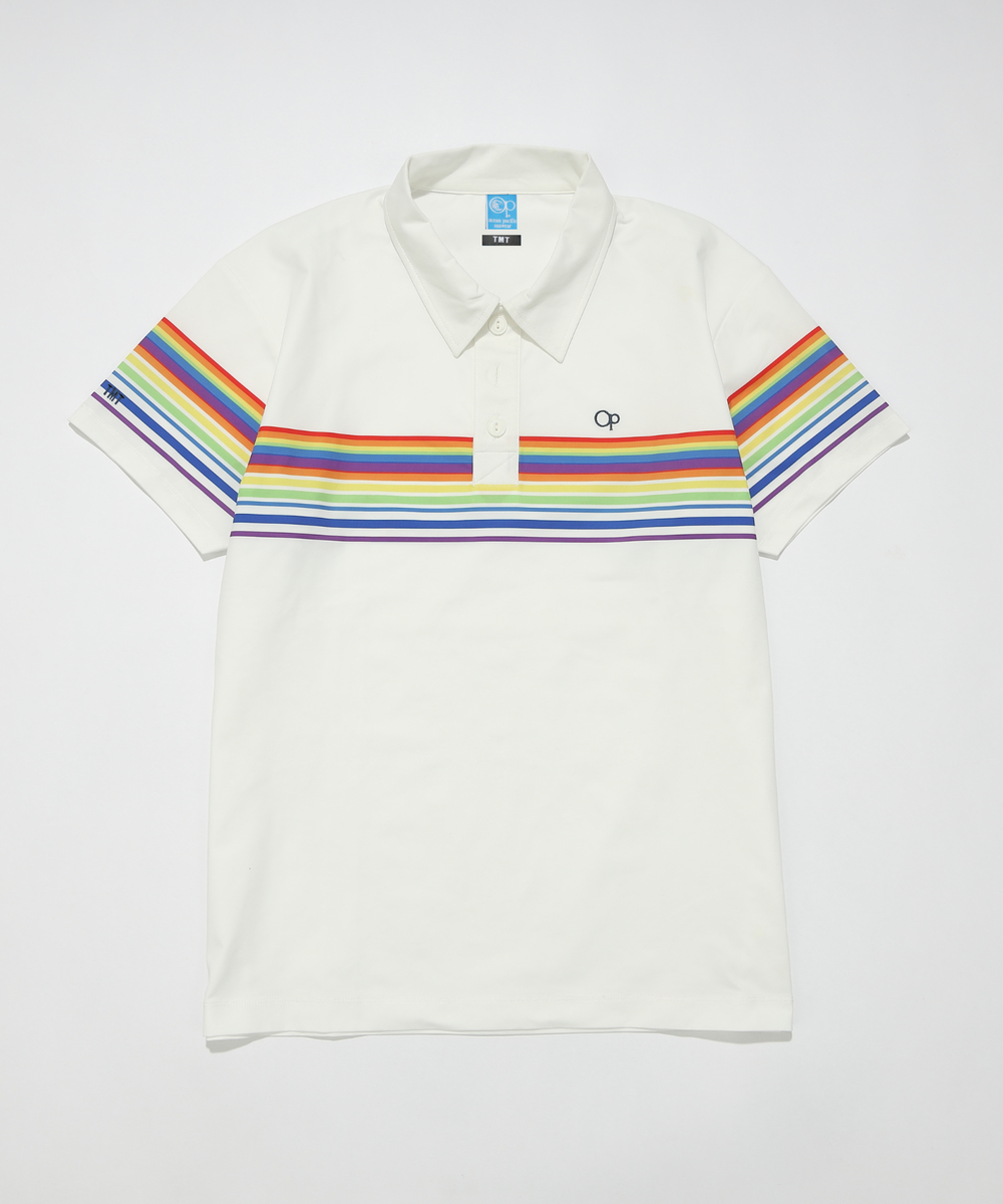 ※5月下旬発送予定【TMT×Ocean Pacific】 PEARTEX POLO SHIRT（BORDER）