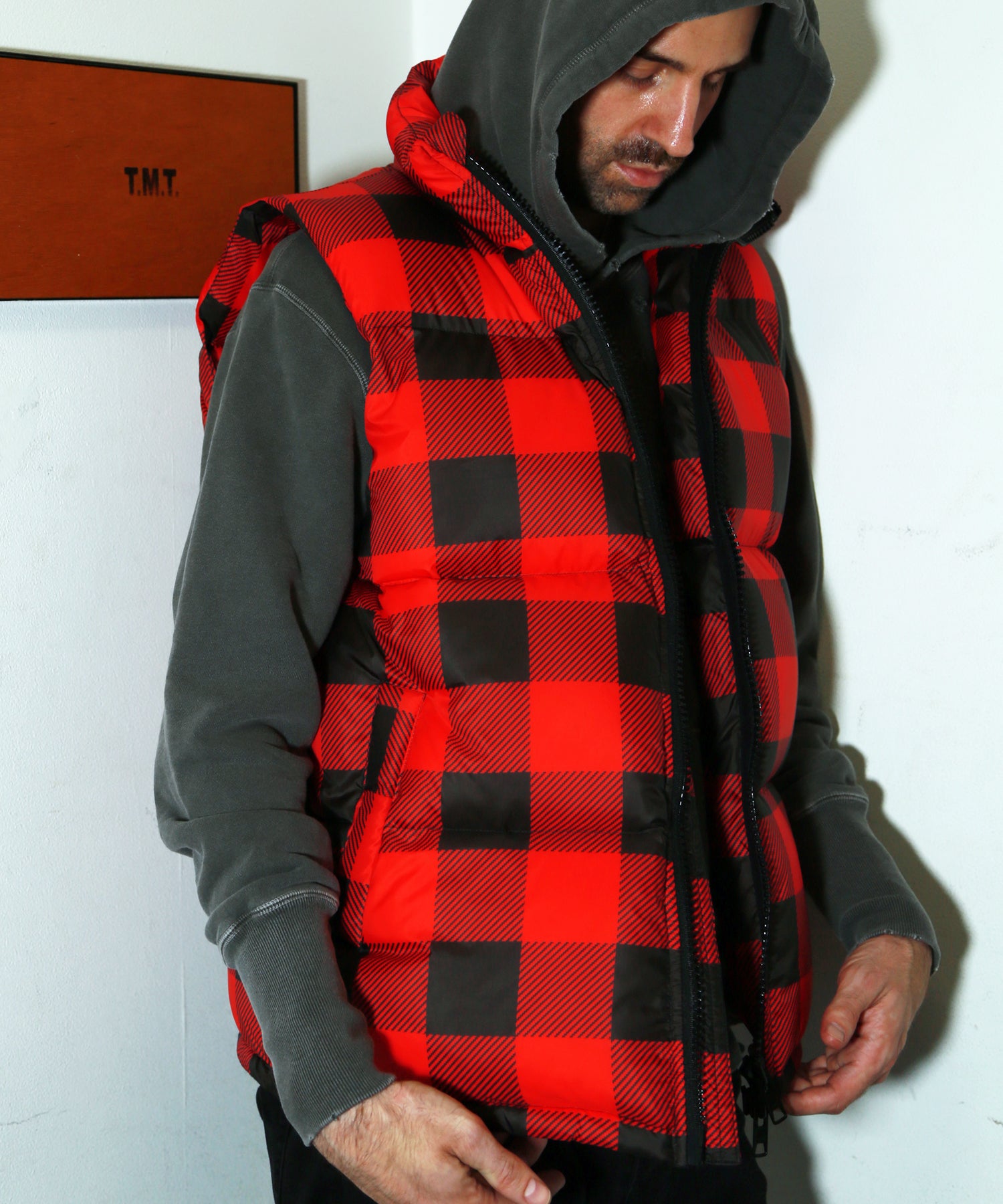 BUFFALO CHECK DOWN VEST – TMT OFFICIAL ONLINE STORE