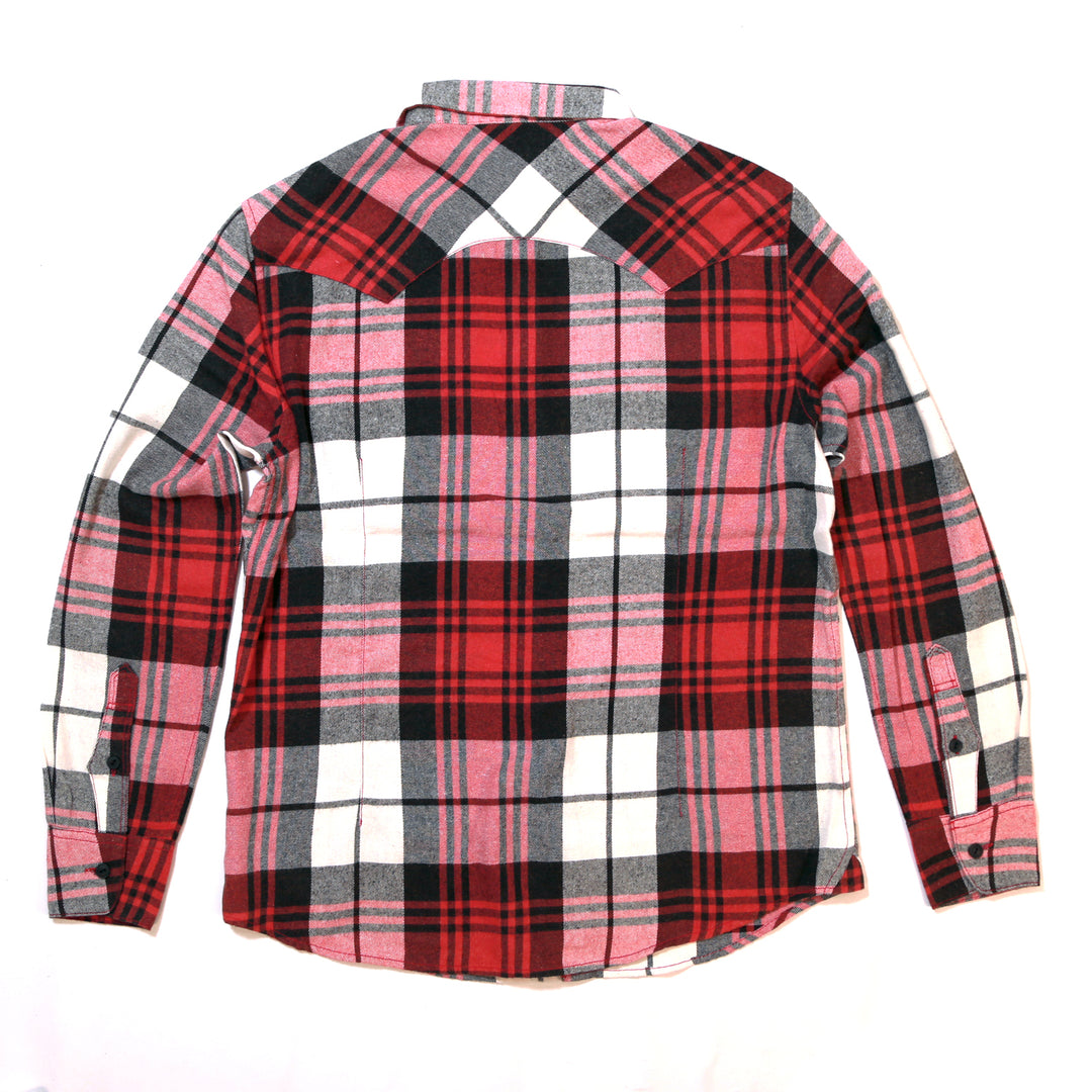 WOOLY PLAID SHIRTS（graph plaid）／RED