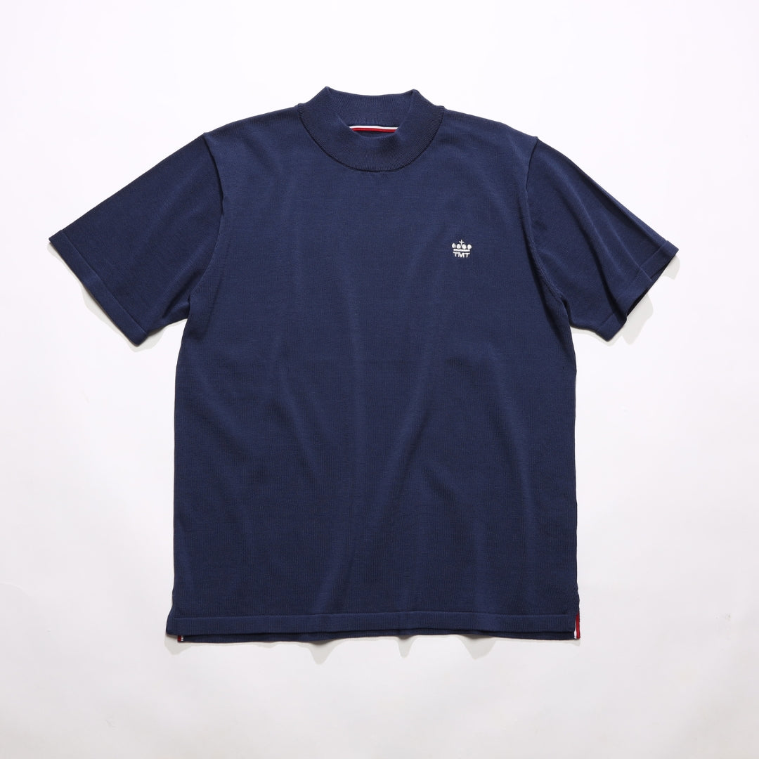 【5月中旬発送予定】DRY KNIT MOCK NECK／NAVY