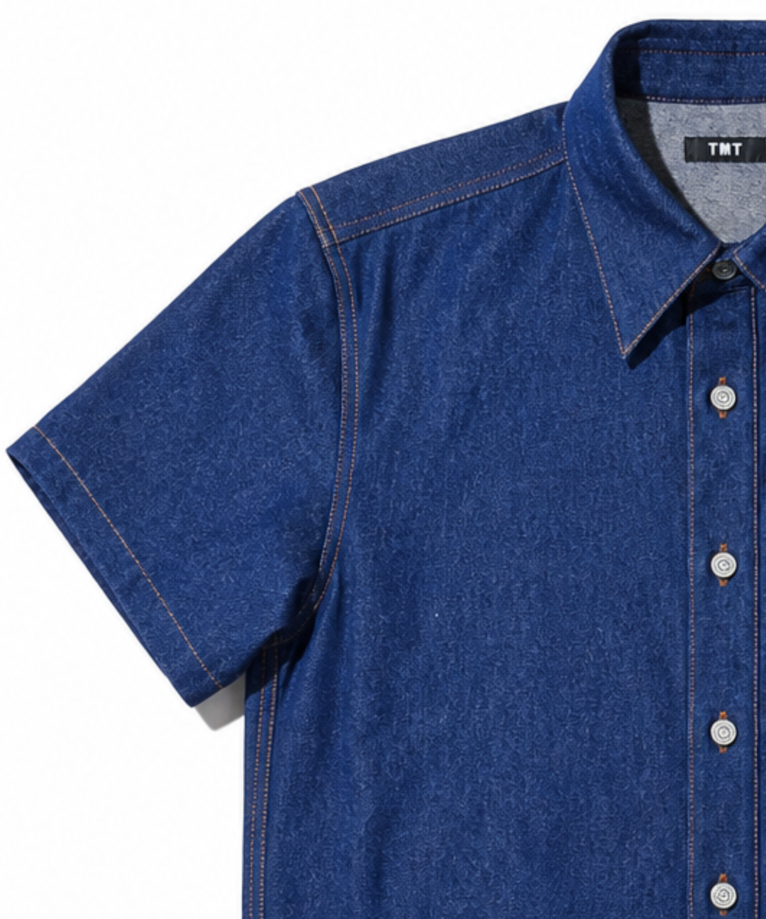 【7月下旬発送予定】DENIM SHORT SLEEVE SHIRTS（ONE WASH）
