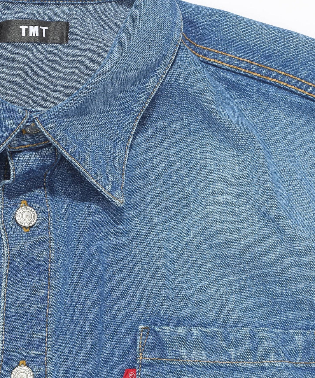 ※10月上旬発送予定※12oz DENIM WIDE SHIRTS (vintage finished)