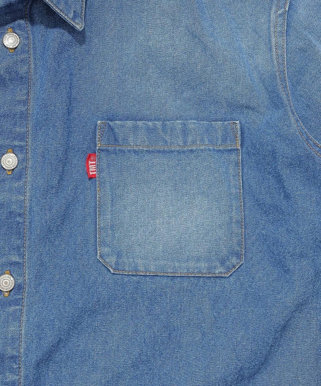 ※10月上旬発送予定※12oz DENIM WIDE SHIRTS (vintage finished)