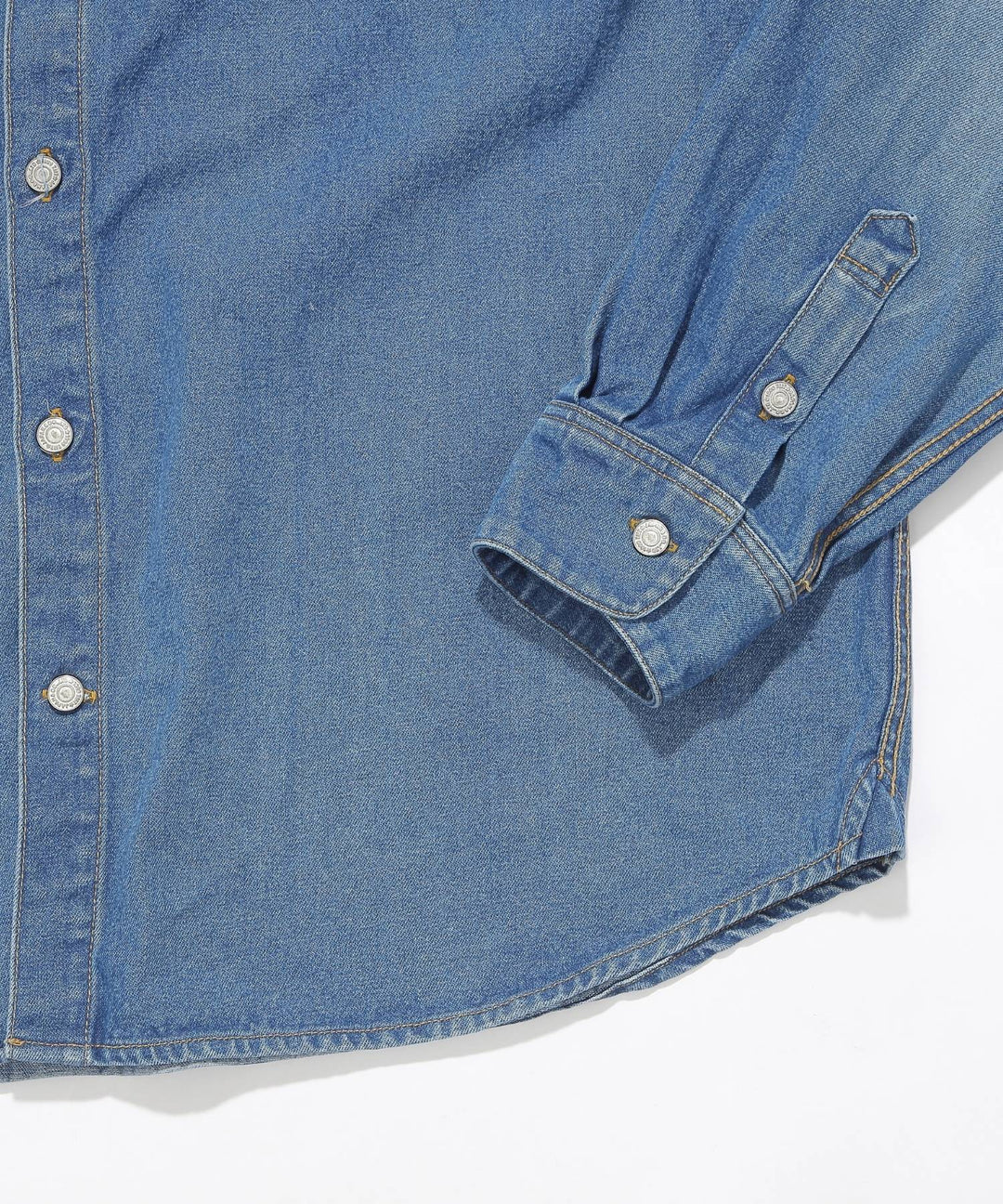 ※10月上旬発送予定※12oz DENIM WIDE SHIRTS (vintage finished)