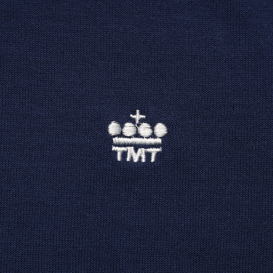 【5月中旬発送予定】DRY KNIT MOCK NECK／NAVY