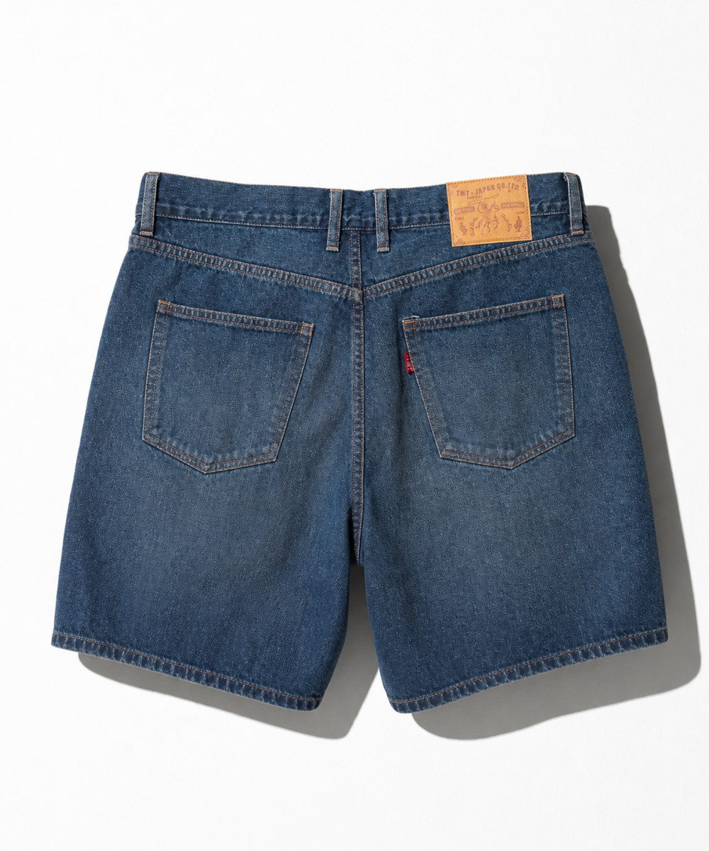 DENIM SHORT PANTS (VINTAGE FINISH)