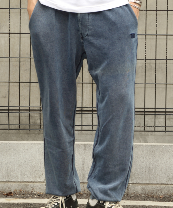 WIDE SWEAT PANTS（indigo dye）
