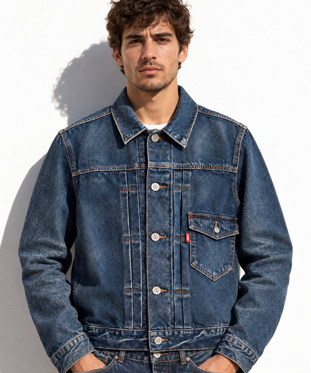 【11月中旬発送予定】SELVEDGE DENIM TRUCKER JACKET