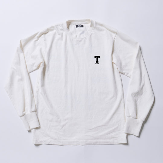 DRY COTTON JERSEY L/S TEE（UPPER）／WHITE