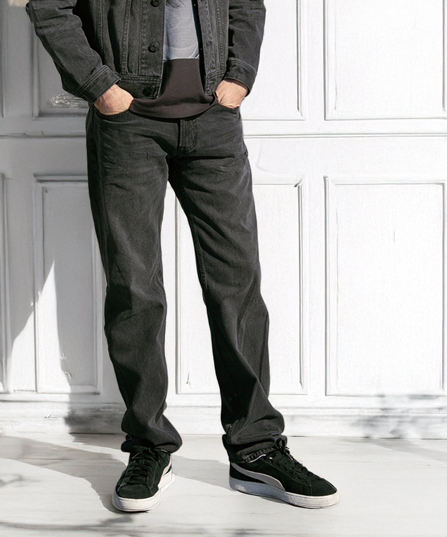 12oz SOFT BLACK DENIM 5P STRAIGHT – TMT OFFICIAL ONLINE STORE