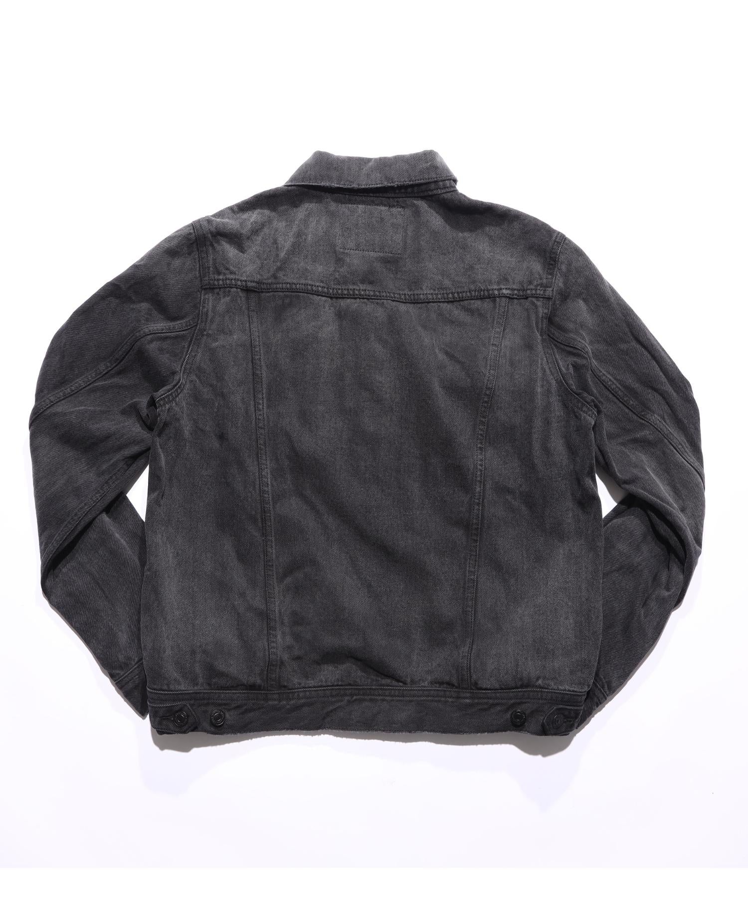 12oz SOFT BLACK DENIM TRUCKER JACKET – TMT OFFICIAL ONLINE STORE