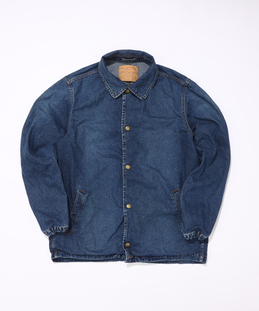 DENIM COACH JACKET/INDIGO LIGHT – TMT OFFICIAL ONLINE STORE DENIM COACH JACKET/INDIGO LIGHT – TMT OFFICIAL ONLINE STORE