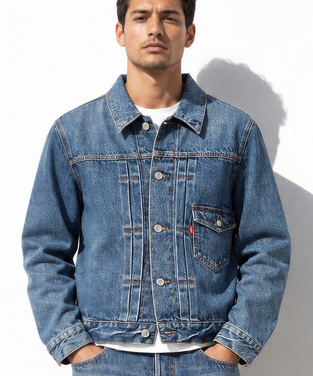 【11月中旬発送予定】SELVEDGE DENIM TRUCKER JACKET