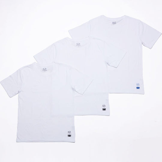 TMT×FRUITS OF THE LOOM  3PACK-TEE／WHITE