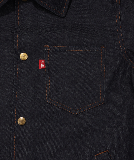 DENIM COACH JACKET／INDIGO