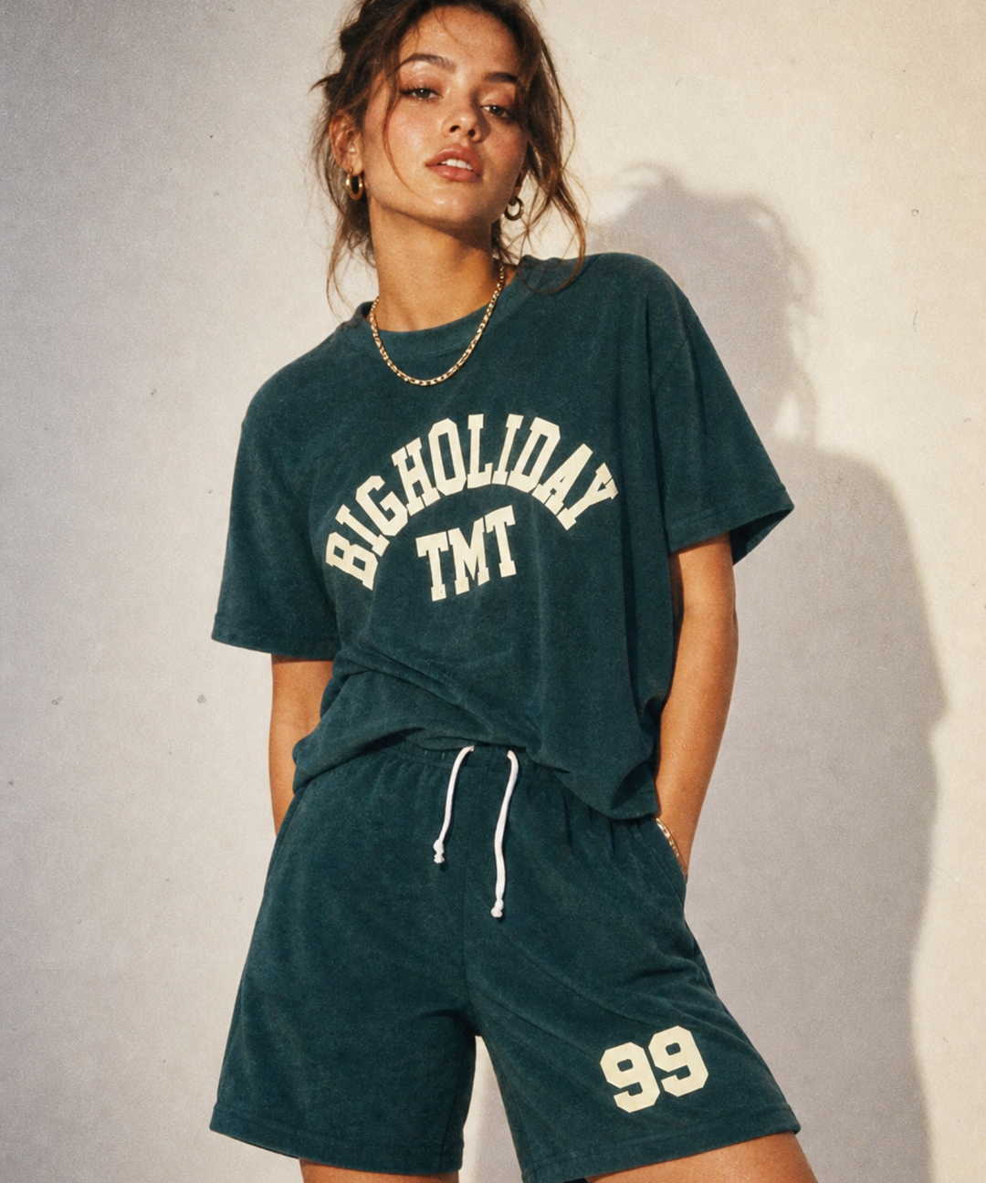 ※6月中旬発送予定※【FRUITS OF THE LOOM×TMT】SET-UP PILE ROOM WEAR