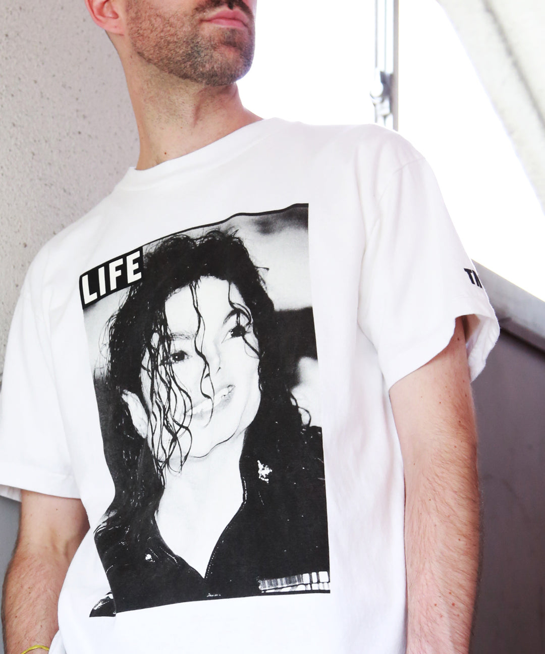 LIFE© COLLABOLATION T-SHIRTS （MJ） ／ WHITE