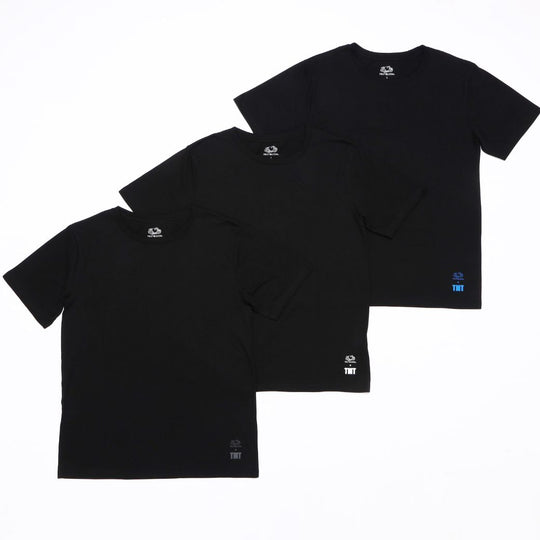 TMT×FRUITS OF THE LOOM  3PACK-TEE／BLACK