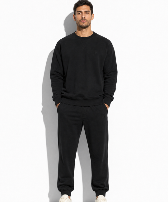 WIDE SWEAT PANTS（BLACK）