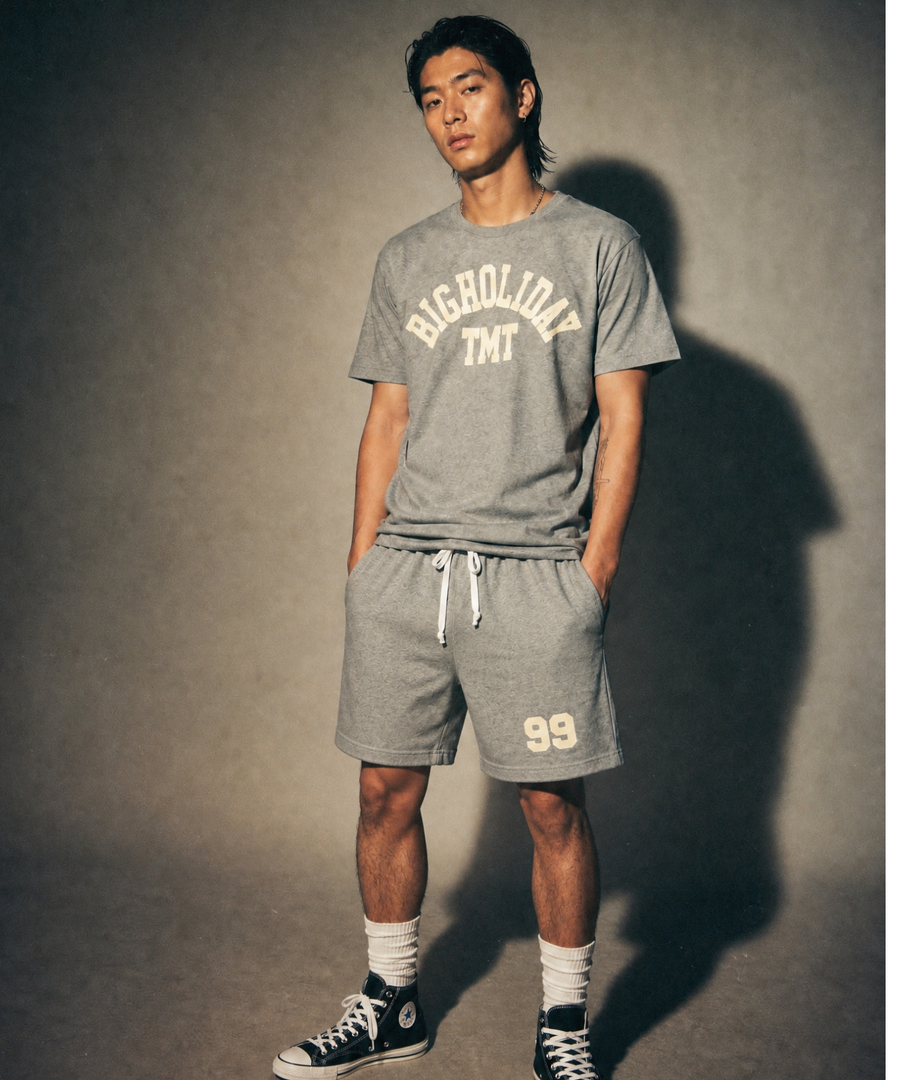 ※6月中旬発送予定※【FRUITS OF THE LOOM×TMT】SET-UP PILE ROOM WEAR