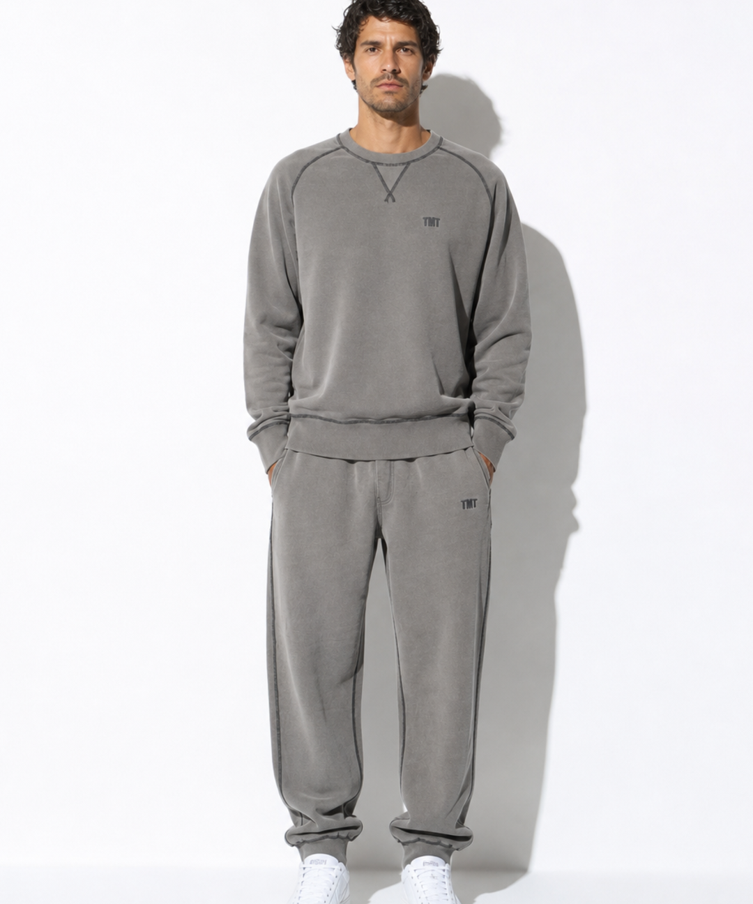 WIDE SWEAT PANTS（BLACK）