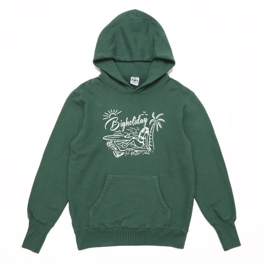 【10月上旬より発送】VINTAGE SWEAT HOODIE（TROPICAL）／GREEN