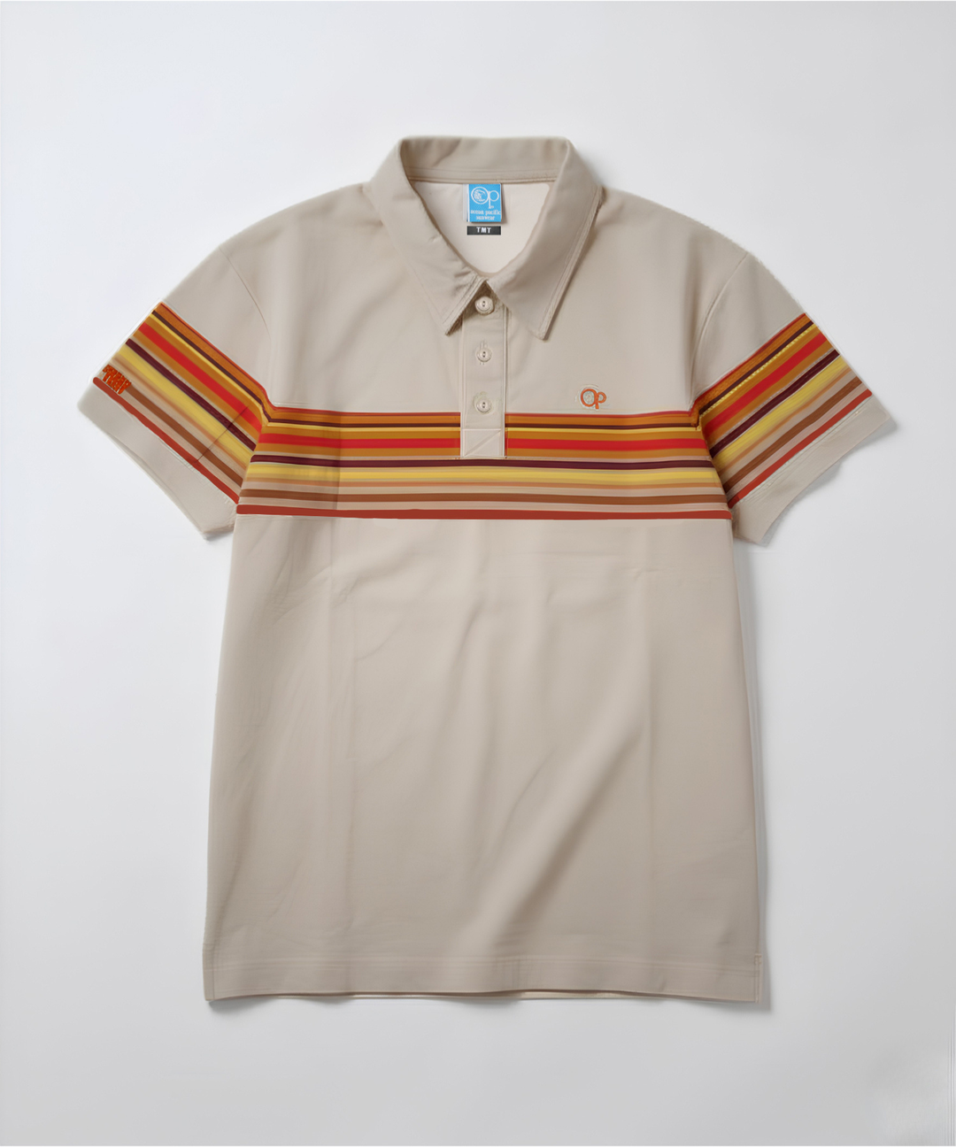 ※5月下旬発送予定【TMT×Ocean Pacific】 PEARTEX POLO SHIRT（BORDER）