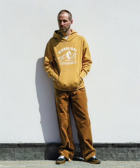 VINTAGE SWEAT HOODIE（tiger）／YELLOW