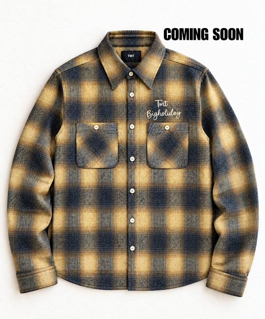 【11月下旬発送予定】TWILL OMBRE CHECK SHIRTS