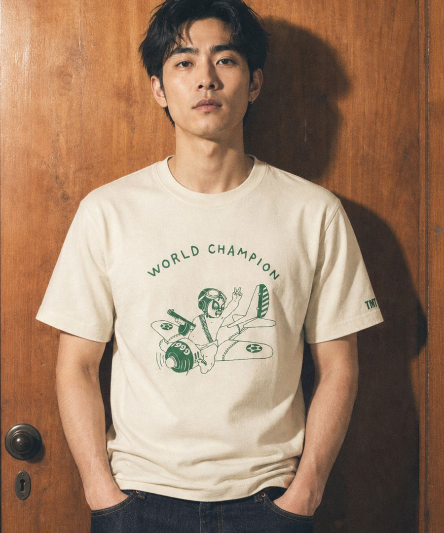DRY COTTON JERSEY S/S TEE (AIRPLANE)