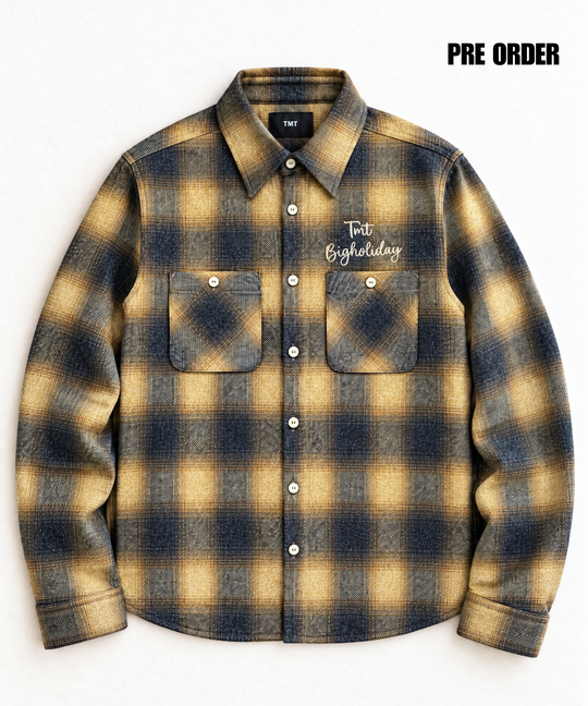 【11月下旬発送予定】TWILL OMBRE CHECK SHIRTS