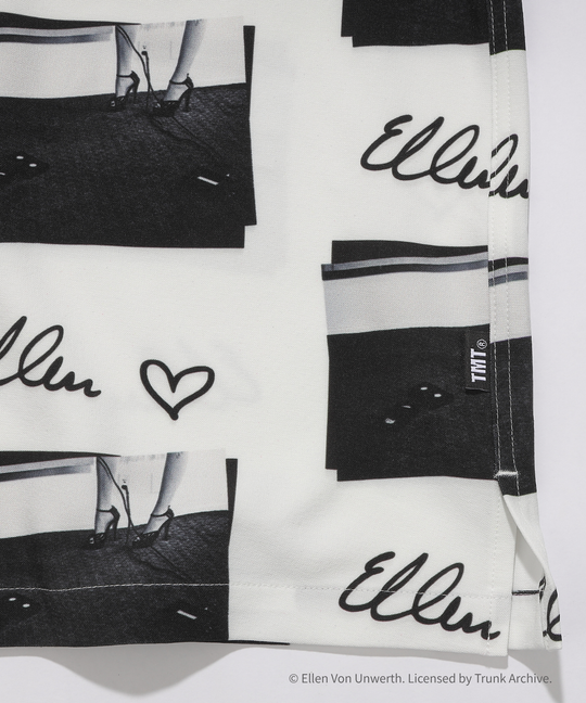 ※8月下旬発送予定※【TMT×Ellen Von Unwerth】OVERSIZED PHOTO  SHIRTS
