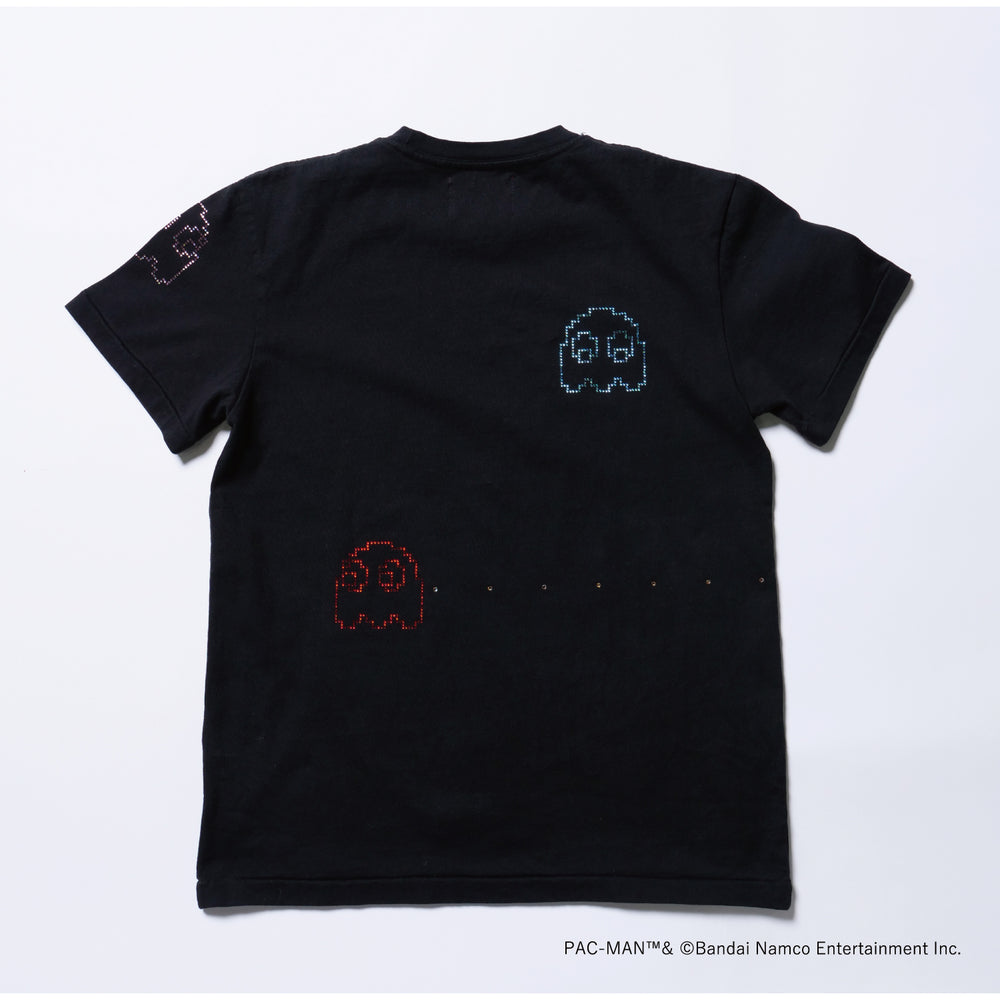 【 TMT × PAC-MAN 】DRY COTTON JERSEY  S/S TEE (CRYSTALS)