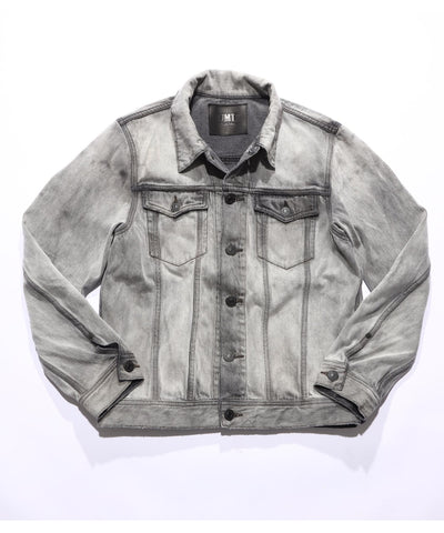 12oz SOFT BLACK DENIM TRUCKER JACKET
