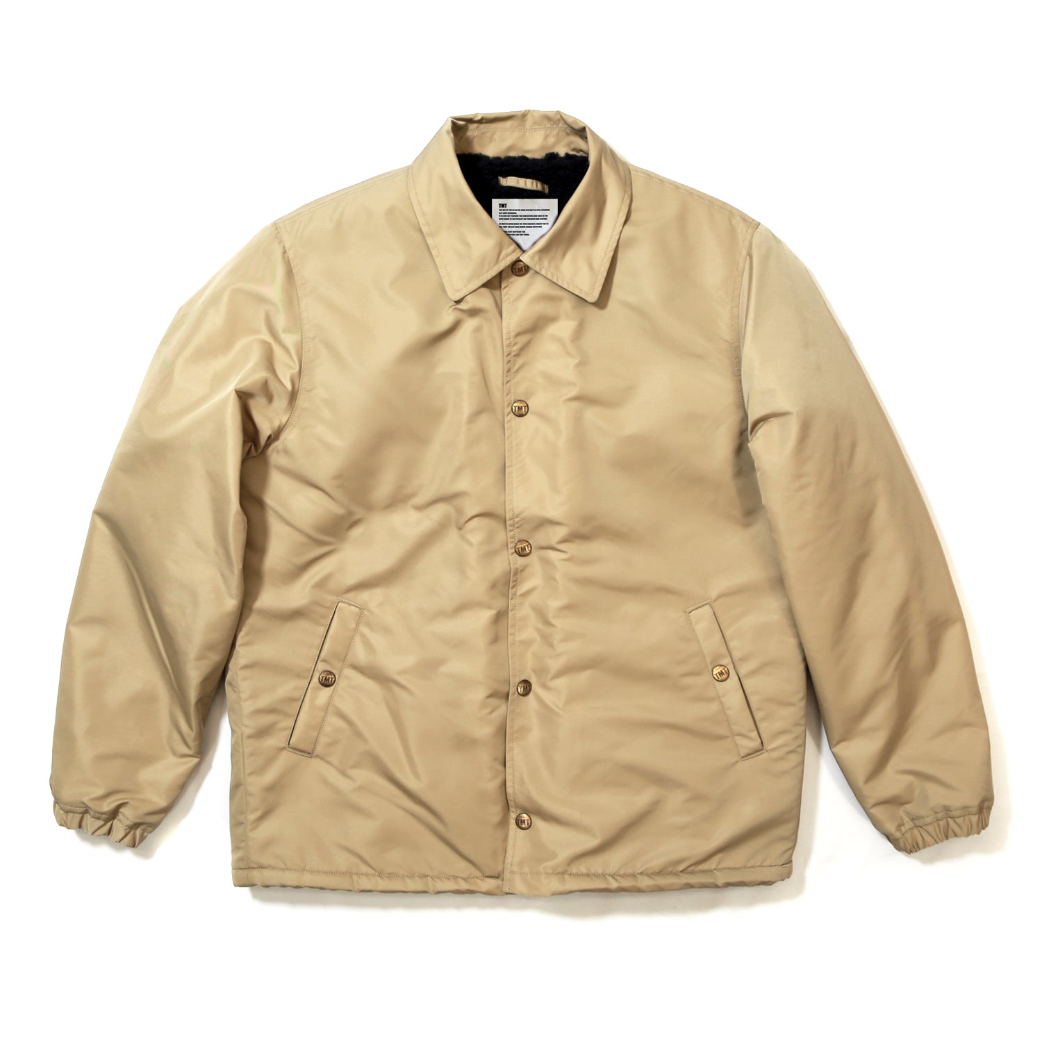 BIG LOGO NYLON BOA JACKET／ BEIGE – TMT OFFICIAL ONLINE STORE