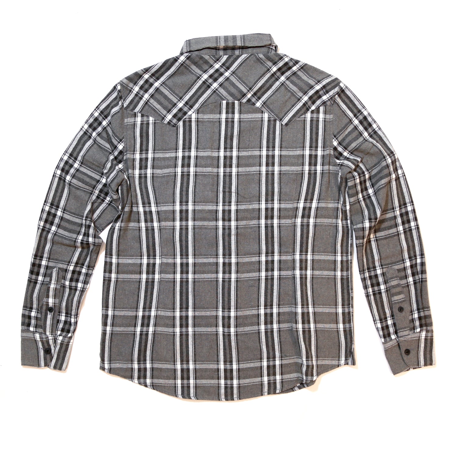 WOOLY PLAID SHIRTS（tartan plaid）／GRAY – TMT OFFICIAL ONLINE STORE