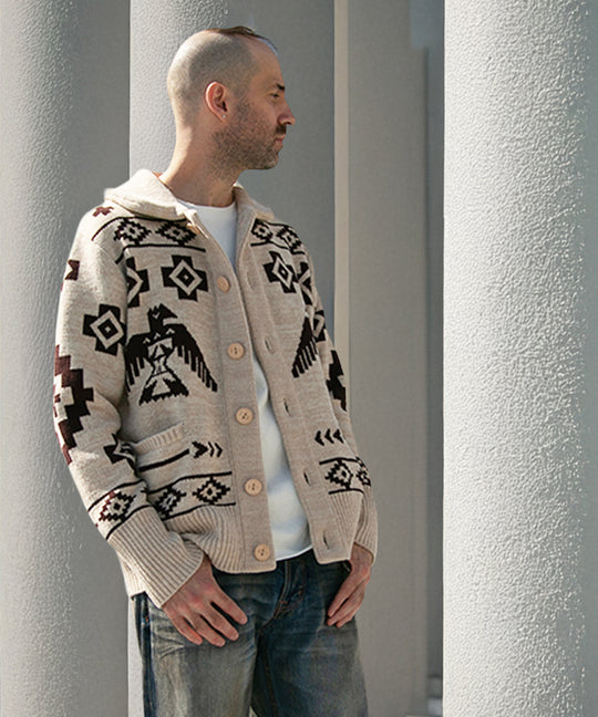 【11月下旬発送】EAGLE KNIT CARDIGAN