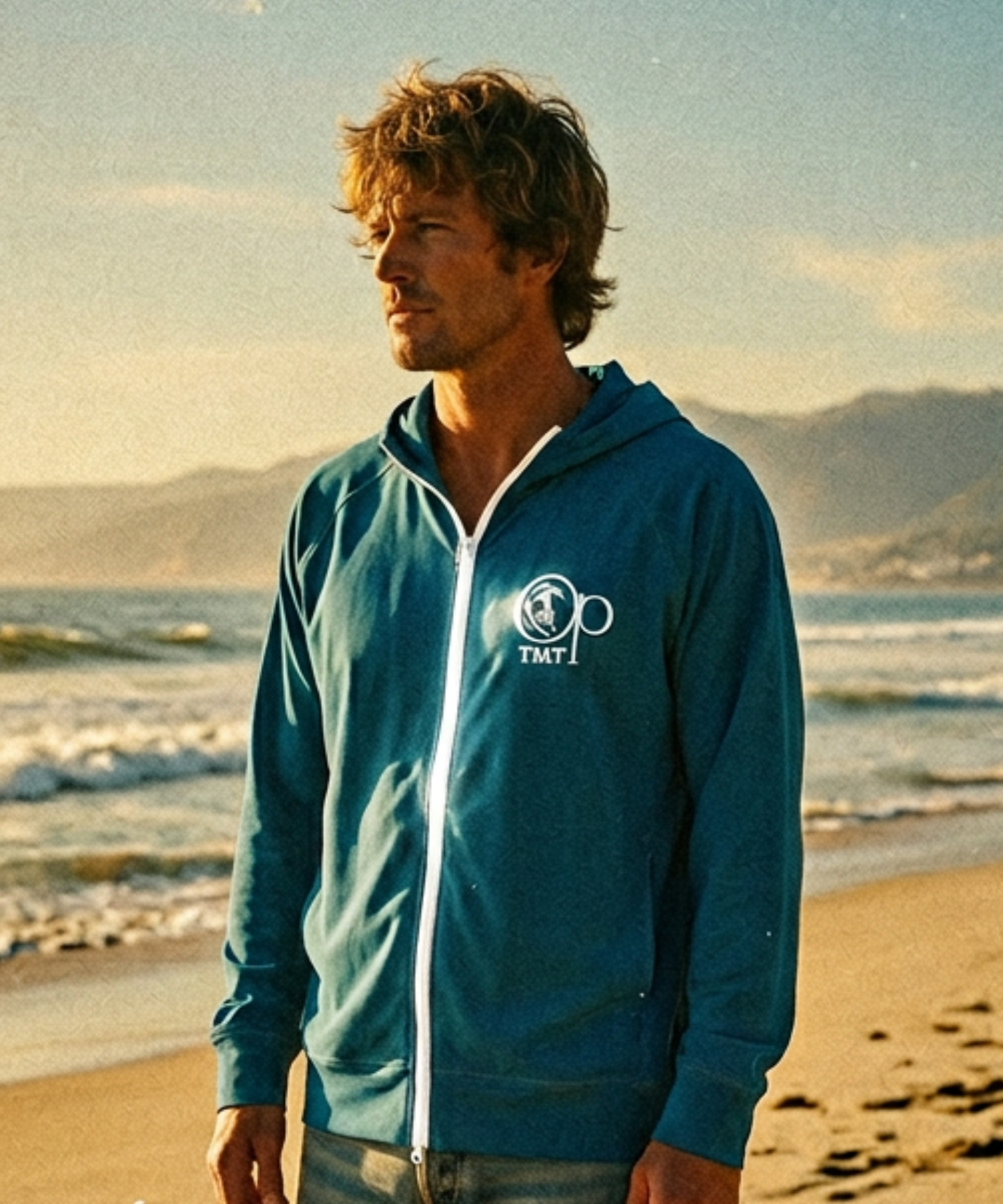 ※5月下旬発送予定【TMT×Ocean Pacific】Pear NYLON COOL ZIP-UP PARKA