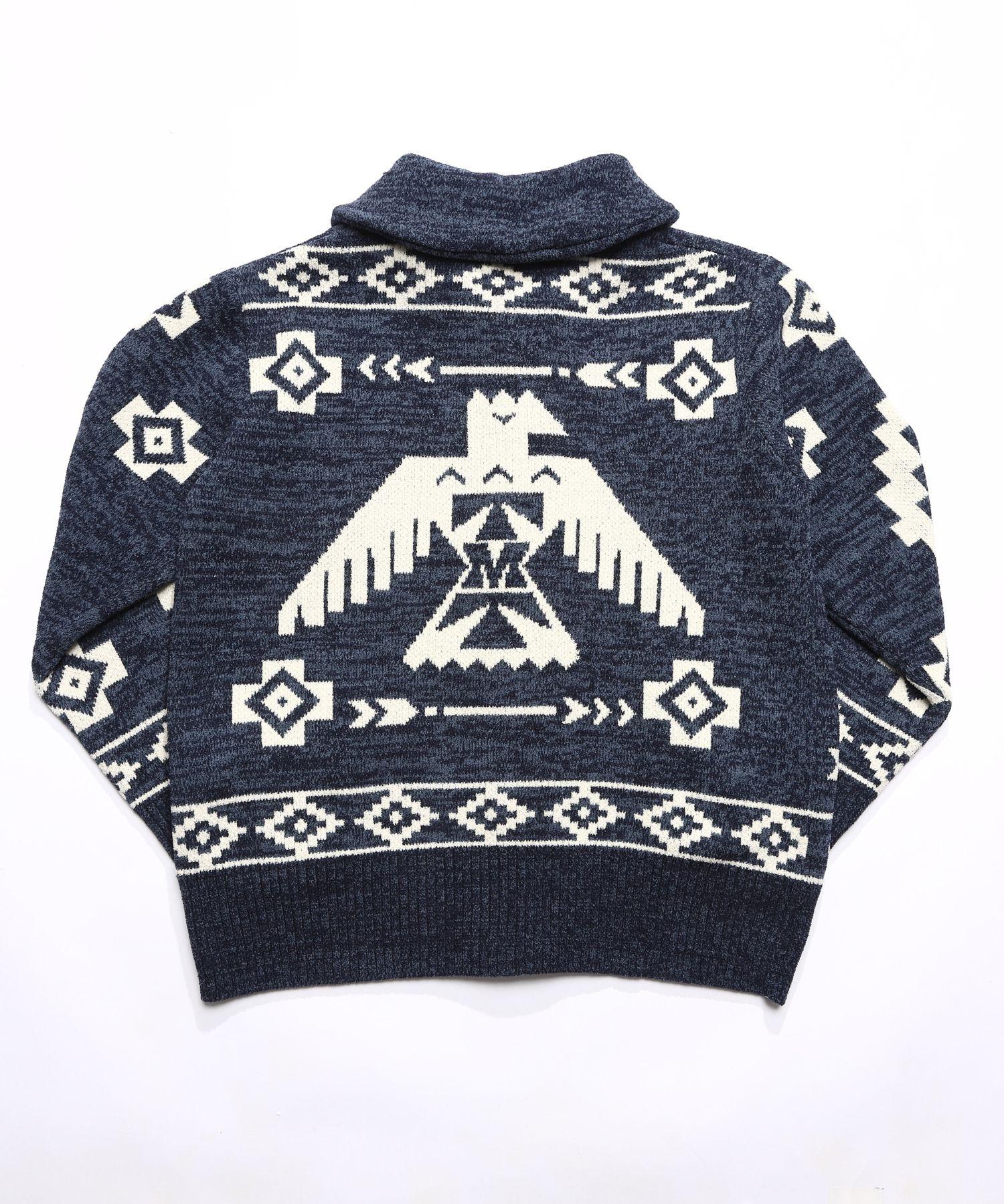TMT カーディガン 9月限定価格】NATIVE KNIT CARDIGAN／WHITE – TMT OFFICIAL