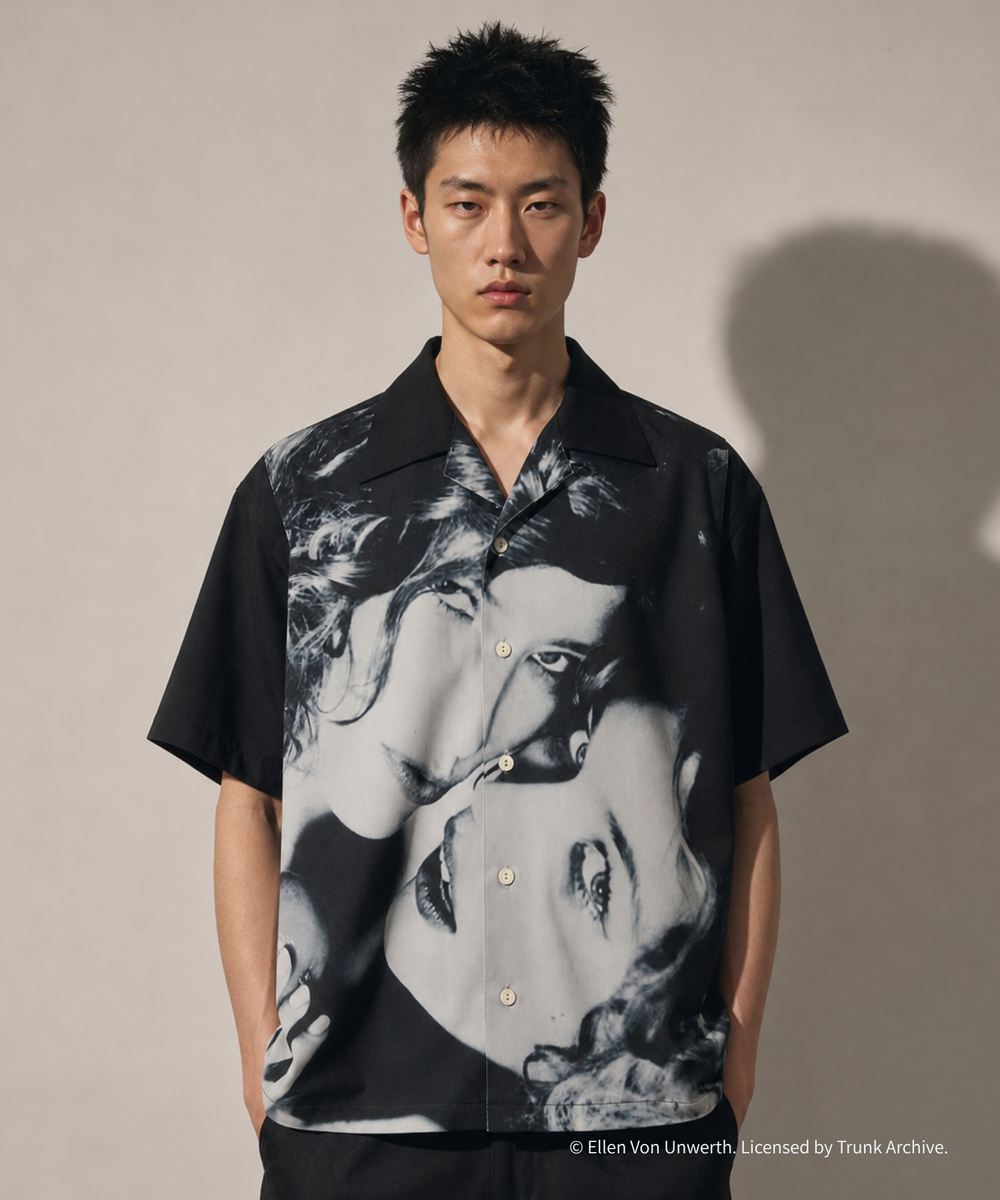 ※8月下旬発送予定※【TMT×Ellen Von Unwerth】OVERSIZED PHOTO  SHIRTS
