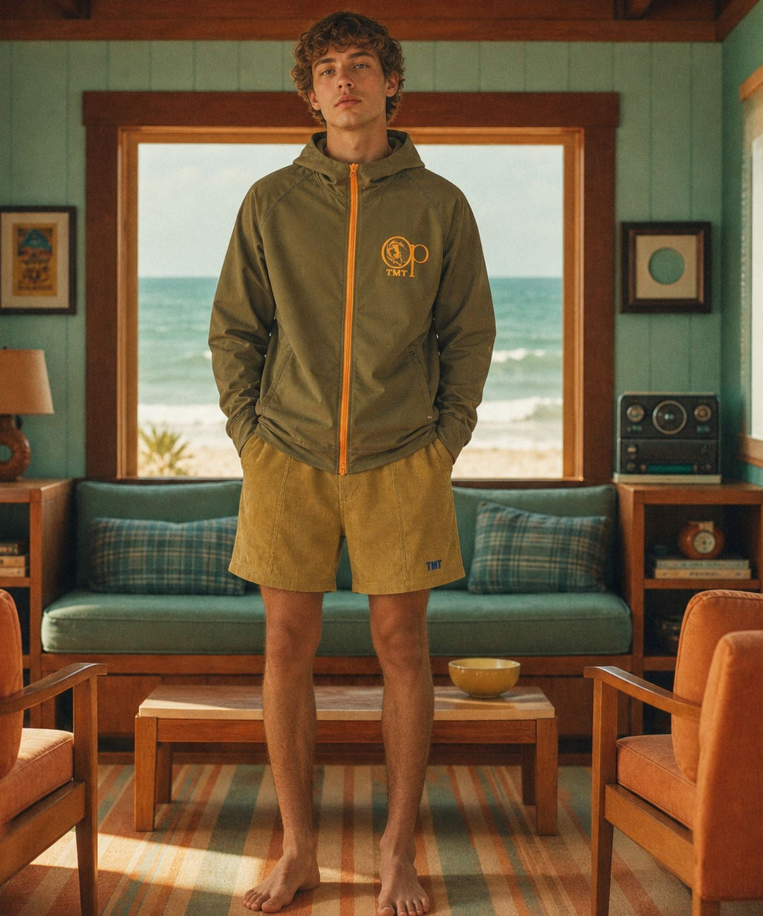 【TMT×Ocean Pacific】Pear NYLON COOL ZIP-UP PARKA
