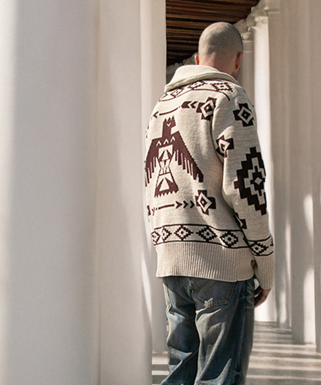 【11月下旬発送】EAGLE KNIT CARDIGAN