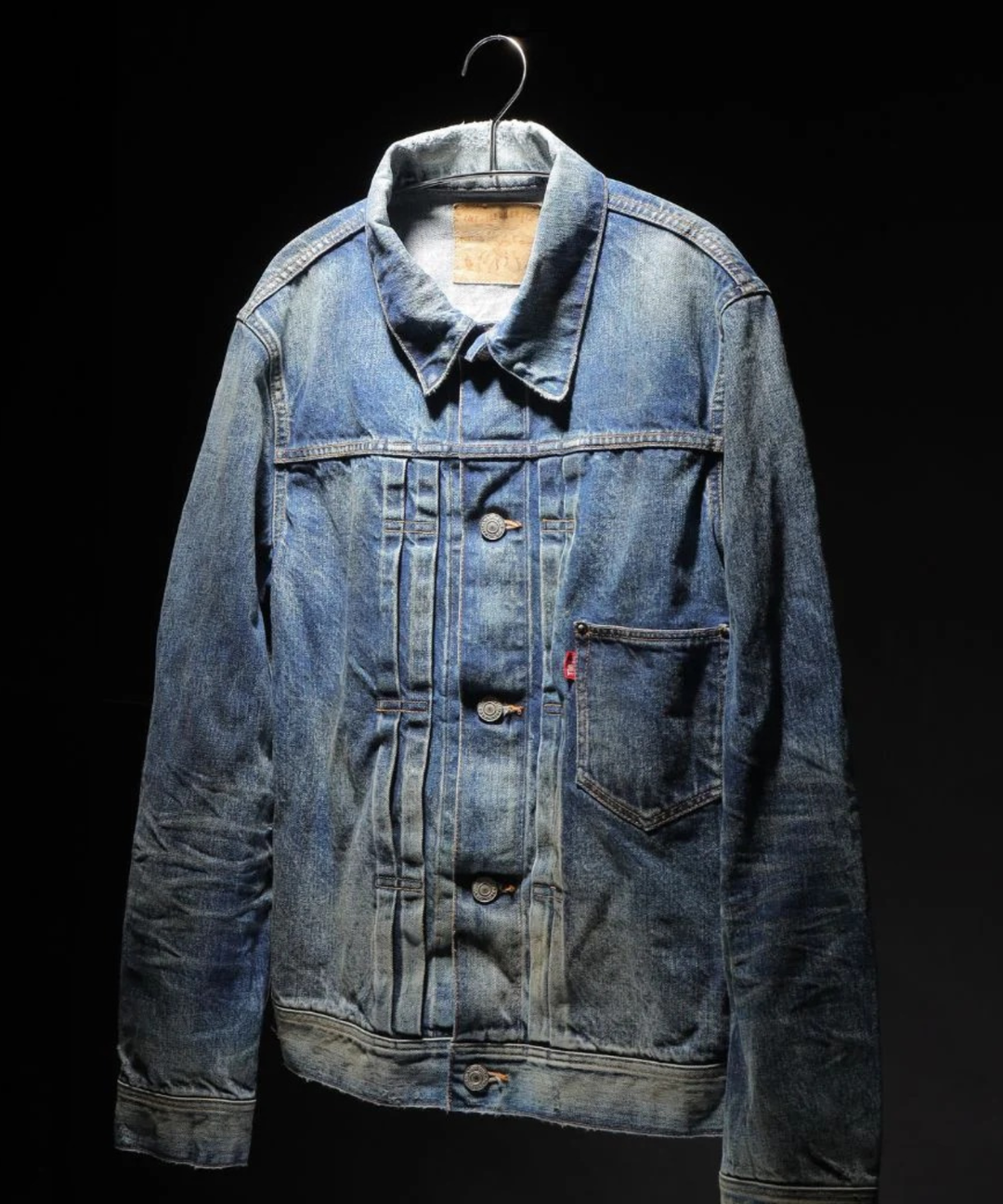 【HQ DENIM】TRUCKER JACKET(vintage processing.)