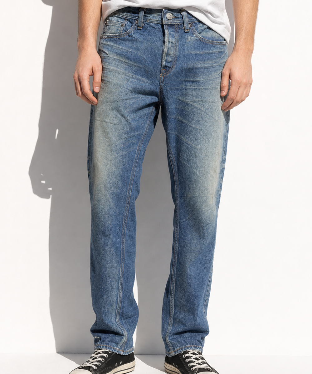 【HQ DENIM】 5P TAPERED(vintage processing.)