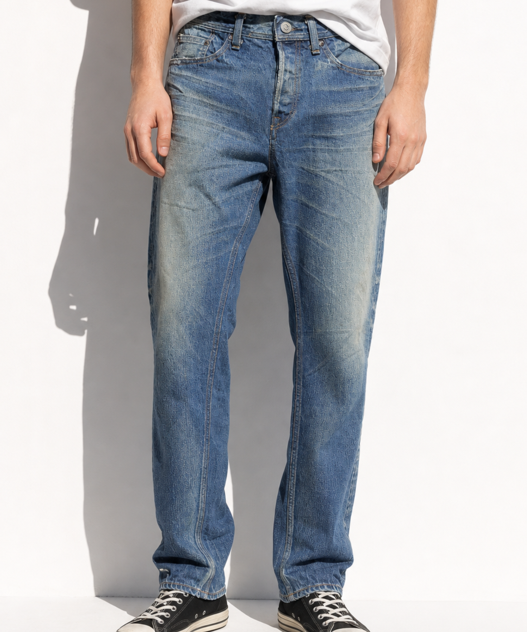 【HQ DENIM】 5P TAPERED(vintage processing.)